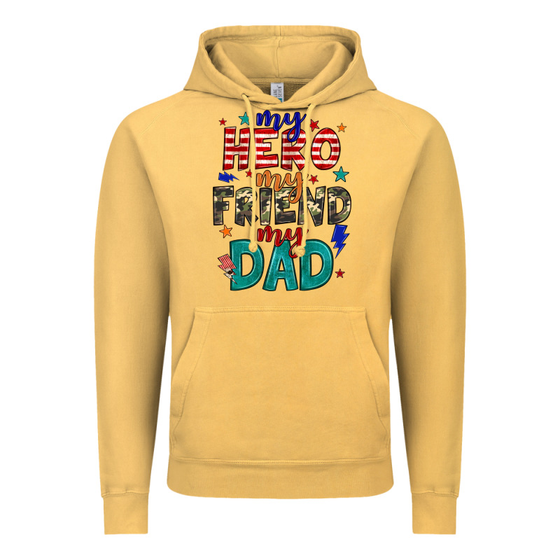 My Hero My Friend My Dad Vintage Hoodie by JahusDesignShop | Teevron
