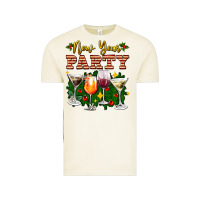 New Year Party Christmas Coctail Vintage Tee | Teevron