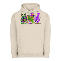 Peace Love Crawfish Urban Hoodie | Teevron