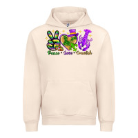 Sandshell Peace Love Crawfish Urban Hoodie - HowdyJamesFarm