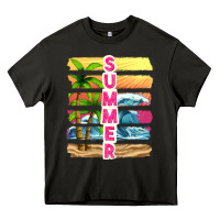 Asphalt summer with background tbw Heavy Core Tee - texasbilliewilder