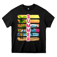 Black summer with background tbw Heavy Core Tee - texasbilliewilder