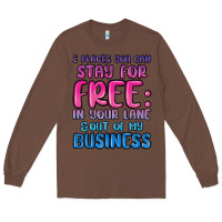 Chestnut 2 places you can stay for free in your lane and ou Long Sleeve Tee - MaliasSmallBusiness