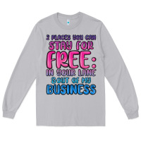 Moon Dust 2 places you can stay for free in your lane and ou Long Sleeve Tee - MaliasSmallBusiness
