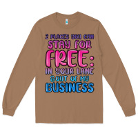 Toasted Coconut 2 places you can stay for free in your lane and ou Long Sleeve Tee - MaliasSmallBusiness