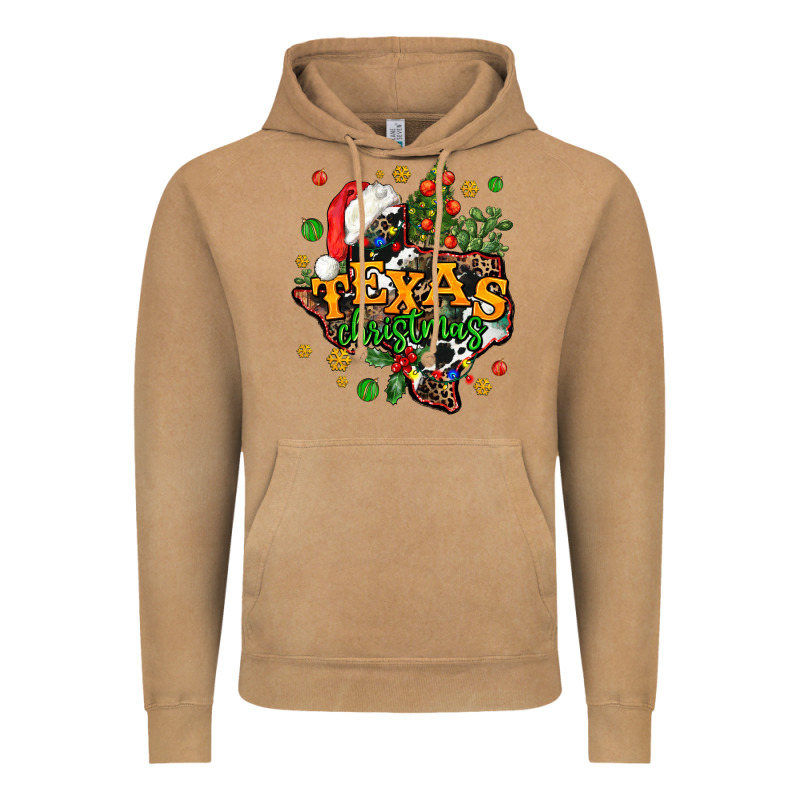 Texas Christmas Vintage Hoodie by AdoDesignShop | Teevron