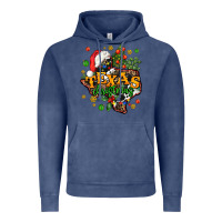 Vintage Denim texas christmas Vintage Hoodie - AdoDesignShop