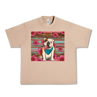Burro british bulldog floral serape Urban Heavy Tee - Artiststas