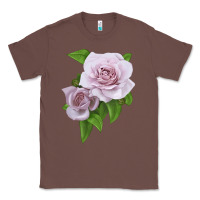Chestnut Silver Lining Rose Classic Tee - LillyAllenDesigns