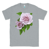 Heather Grey Silver Lining Rose Classic Tee - LillyAllenDesigns