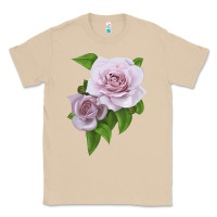 Mushroom Silver Lining Rose Classic Tee - LillyAllenDesigns