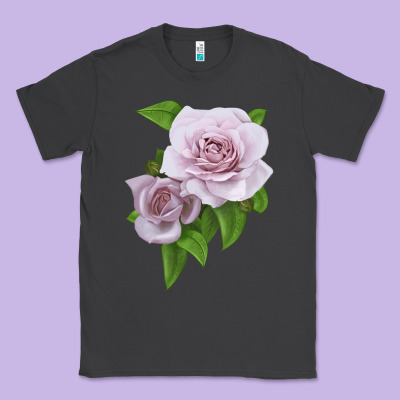 Silver Lining Rose Classic Tee Designed By Lillyallendesigns