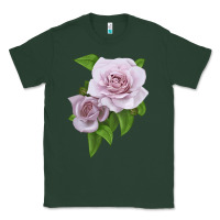 Sports Green Silver Lining Rose Classic Tee - LillyAllenDesigns