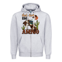 Check Your Ego Amigo Rodeo Cowboy Zipper Hoodie | Teevron