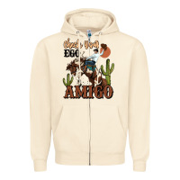 Sandshell check your ego amigo rodeo cowboy Zipper Hoodie - MaliasSmallBusiness