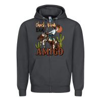 Smoke check your ego amigo rodeo cowboy Zipper Hoodie - MaliasSmallBusiness