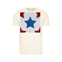 Vintage Arctic Glitter 4th Of July Seamless Pattern Vintage Tee - BundleAndBundleShop