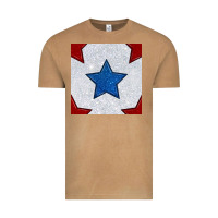 Vintage Camel Glitter 4th Of July Seamless Pattern Vintage Tee - BundleAndBundleShop