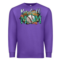 Purple Baseboll Mom Premium Sweatshirt - Bettercallsaul