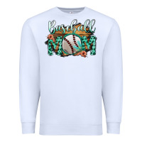 White Baseboll Mom Premium Sweatshirt - Bettercallsaul