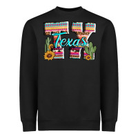 Black texas tx aztec cactus leopard Heavyweight Sweatshirt - AdoDesignShop