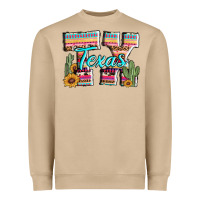 Mushroom texas tx aztec cactus leopard Heavyweight Sweatshirt - AdoDesignShop