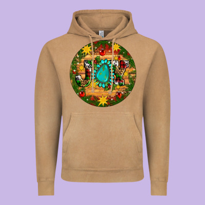 Christmas Gemstone Joy Ornament Vintage Hoodie Designed By Artiststas