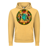 Vintage Mustard Christmas gemstone joy ornament Vintage Hoodie - Artiststas