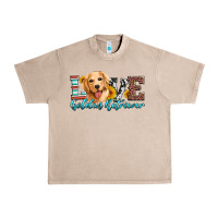 French Oak love golden retriever Urban Heavy Tee - Artiststas