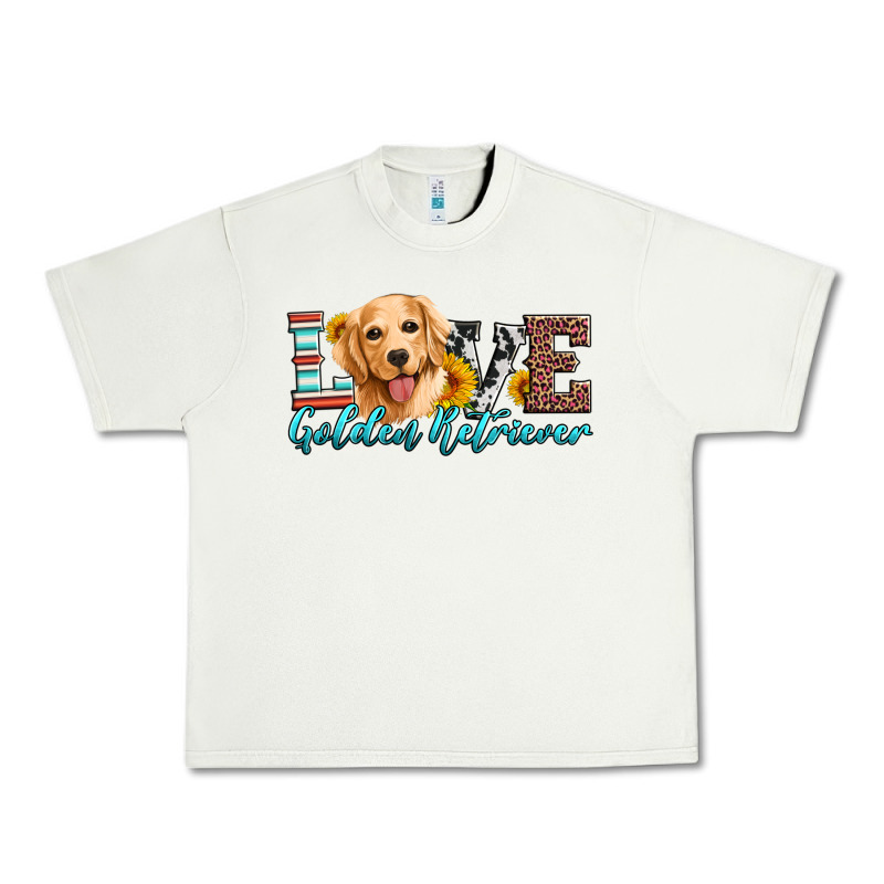 Love Golden Retriever Urban Heavy Tee by Artiststas | Teevron