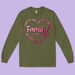 Family Long Sleeve Tee Designed By Maliassmallbusiness