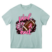 Arona pink out football Heavy Core Tee - BarkalooDesign