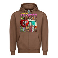 Chestnut educator of tiny humans Zipper Hoodie - NancyCooperArtShop
