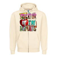 Sandshell educator of tiny humans Zipper Hoodie - NancyCooperArtShop