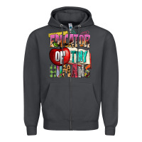 Smoke educator of tiny humans Zipper Hoodie - NancyCooperArtShop