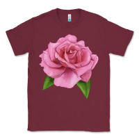 Burgundy Perfume Delight Rose Classic Tee - LillyAllenDesigns