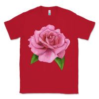 Red Perfume Delight Rose Classic Tee - LillyAllenDesigns