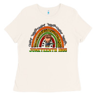 Bone juneteenth 1865 rainbow Ladies Tee - texasbilliewilder
