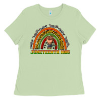 Matcha juneteenth 1865 rainbow Ladies Tee - texasbilliewilder
