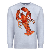 Heather Grey crawfish Premium Sweatshirt - RanaPortraitStore