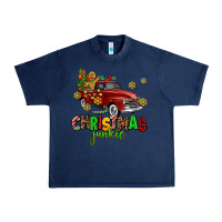 Navy christmas junkie Urban Heavy Tee - AdoDesignShop