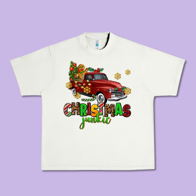Christmas Junkie Urban Heavy Tee Designed By Adodesignshop