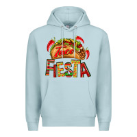 Blue Mist Taco Fiesta Premium Hoodie - texasbilliewilder