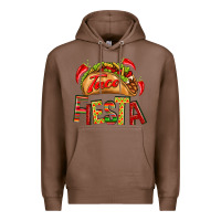 Chestnut Taco Fiesta Premium Hoodie - texasbilliewilder