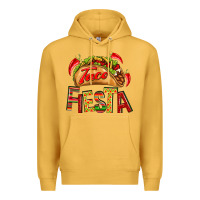 Mustard Taco Fiesta Premium Hoodie - texasbilliewilder