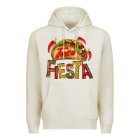 Oatmeal Heather Taco Fiesta Premium Hoodie - texasbilliewilder