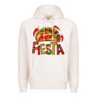 Pale Pink Taco Fiesta Premium Hoodie - texasbilliewilder