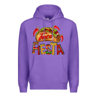 Purple Taco Fiesta Premium Hoodie - texasbilliewilder
