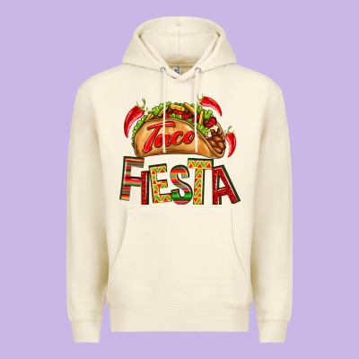 Taco Fiesta Premium Hoodie Designed By Texasbilliewilder