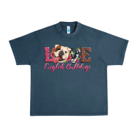 Midnight Navy love english bulldogs Urban Heavy Tee - Artiststas